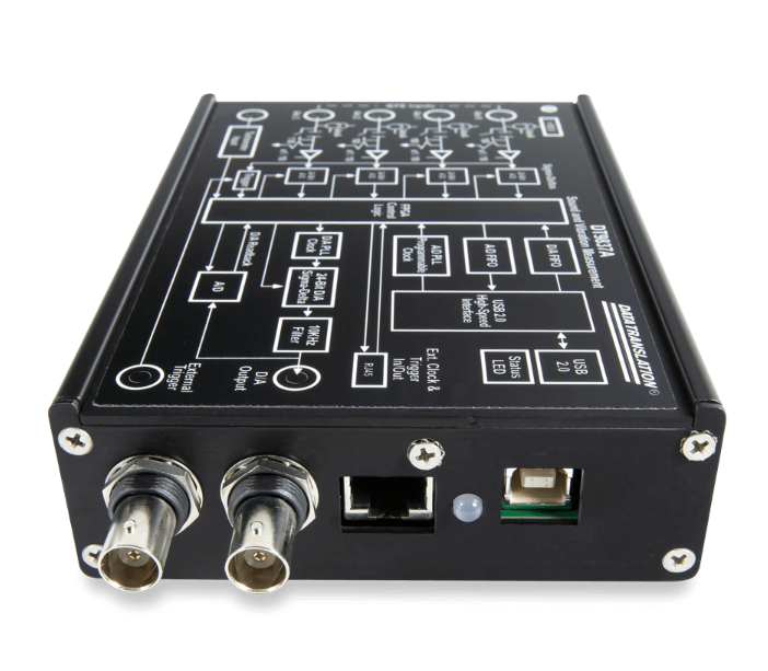 DT9837A 데이터수집장치 USB·이더넷 포트 뒷면